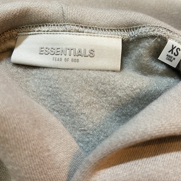 Fear of god essentials desert taupe hoodie - Picture 4 of 8